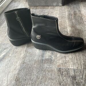 Genuine Leather Zip Boots